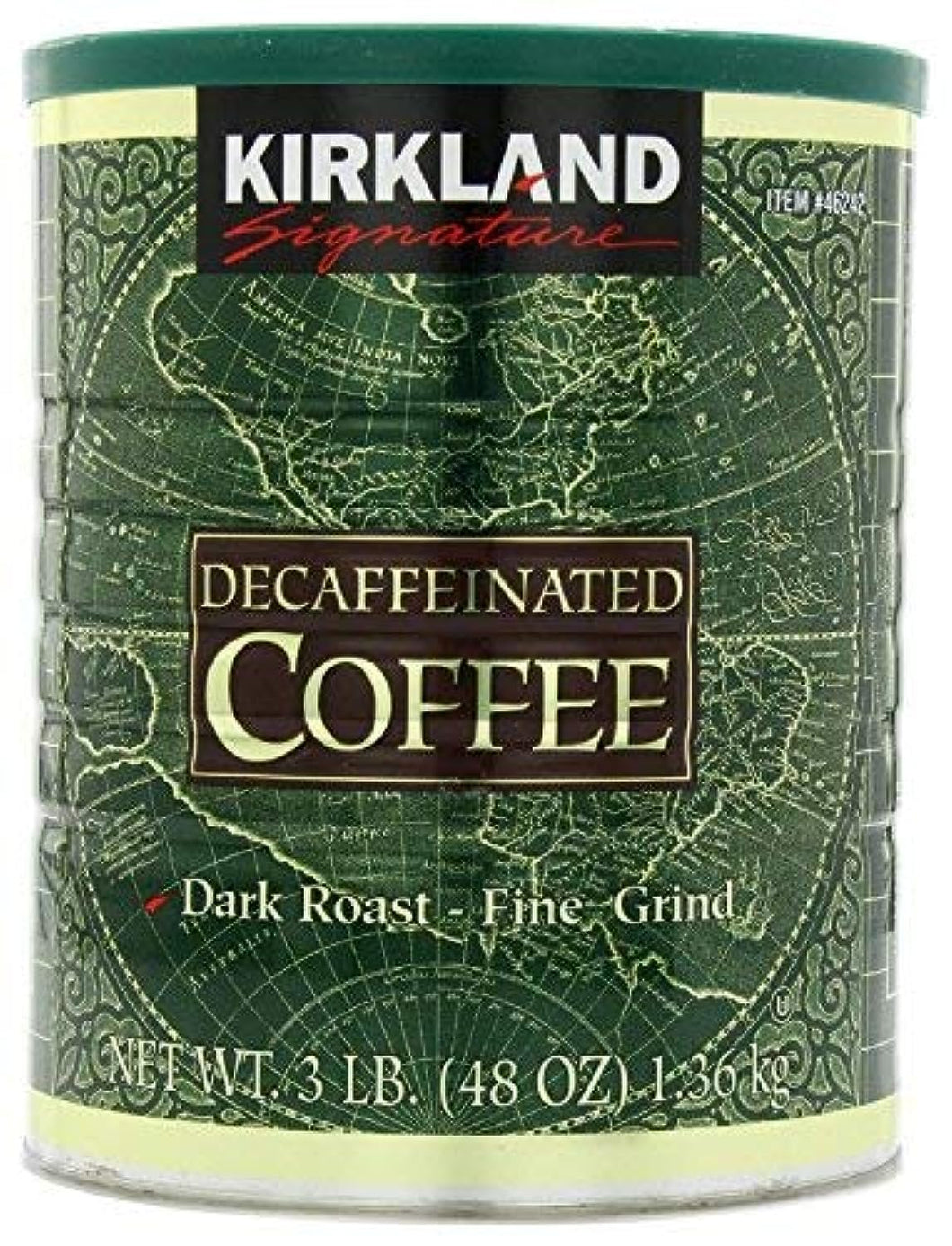 Kirkland Signature 100% Colombian Dark Roast Decaffeinated Ground Coffee [COS]