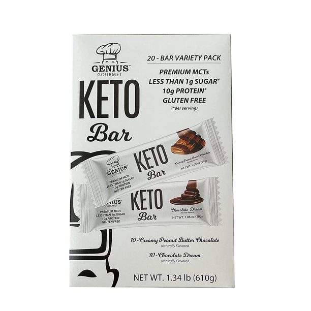 GENIUS GOURMET KETO BAR VARIETY [COS]