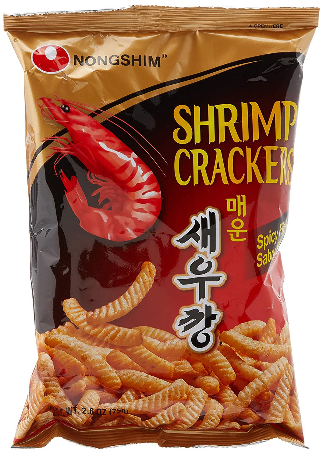 Nong Shim Shrimp Flavored Hot & Spicy Cracker