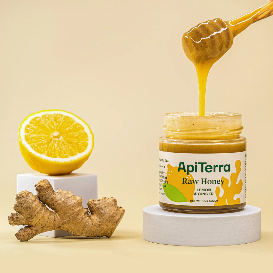 ApiTerra - Raw Honey with lemon & Ginger