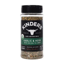 Load image into Gallery viewer, Kinder&#39;s Organic Garlic &amp; Herb with Sea Salt &amp; Lemon Seasoning
